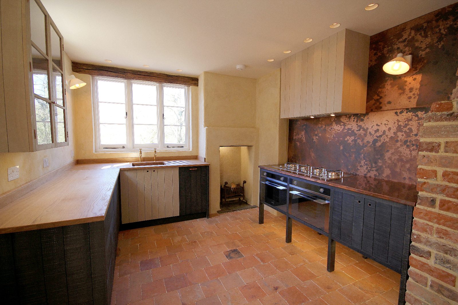 Finished kitchen after restoration